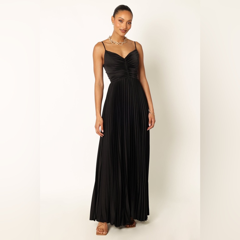 Petal & Pup NAIRA PLEATED MAXI DRESS